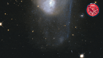 Stars Merging GIF by ESA/Hubble Space Telescope