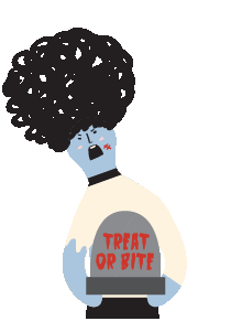 Zombie Sticker by the furryfolks