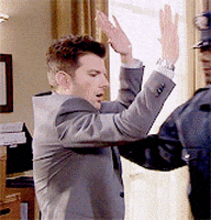 awkward parks and recreation GIF