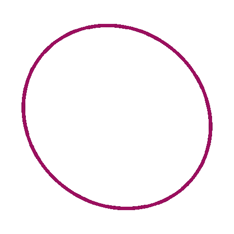 Pink Circle Sticker by Three Pod Studio with Reka Csulak