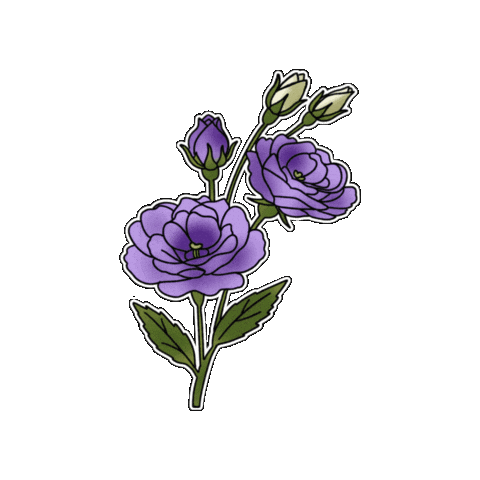 Flower Beutiful Sticker