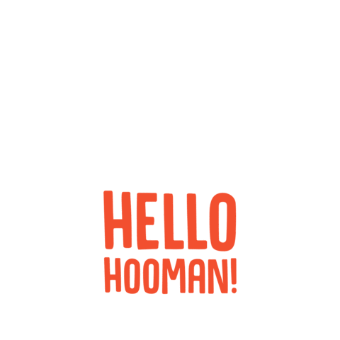 Hellohooman Sticker by Z Giant Poodles