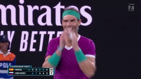 Happy Rafael Nadal GIF