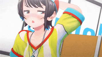 Embarrassed Hololive GIF