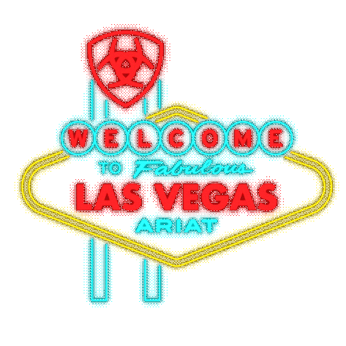 Las Vegas Country Sticker by Ariat