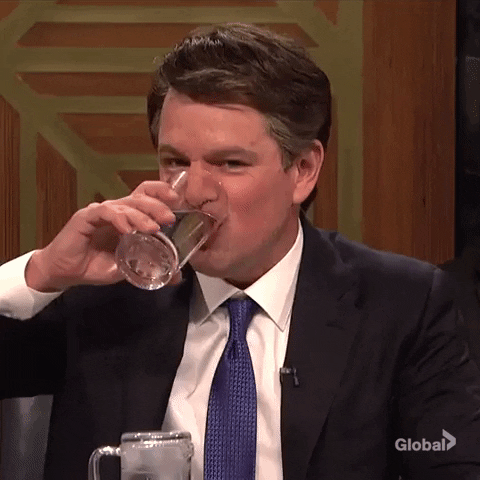 Saturday Night Live Drinking GIF by globaltv - Find & Share on GIPHY