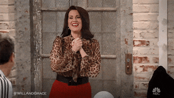 Excited Episode 12 GIF by Will & Grace