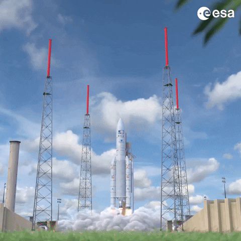 Animation Rocket GIF by European Space Agency - ESA