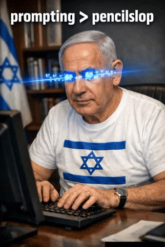 Prompting Benjamin Netanyahu GIF