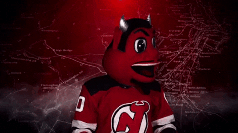 New Jersey Devils Mascot GIF by NJ Devil - Find & Share on GIPHY