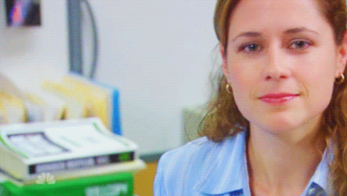 Jenna Fischer Pamela Beesly GIF - Find & Share on GIPHY