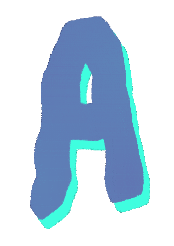 Typography K Sticker