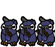 Ninja Pigeon Sticker