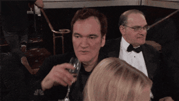 Shocked Quentin Tarantino GIF
