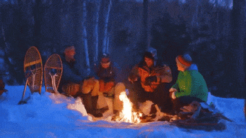 fire camping GIF by Laurentian University