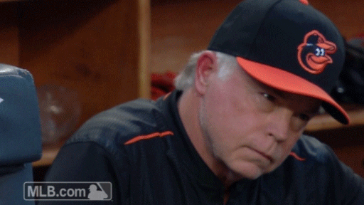 Not Having It Buck Showalter GIF by MLB - Find & Share on GIPHY