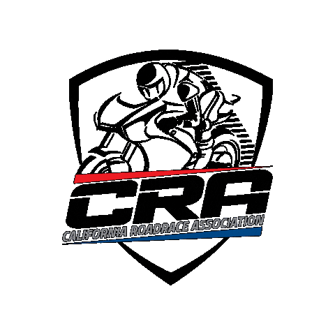 Racing Bike Sticker by California Roadrace Association