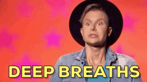 Image result for deep breaths gif