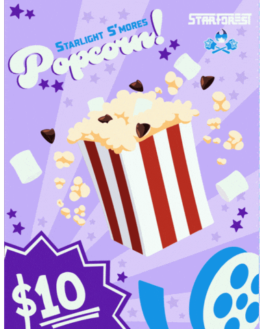 Campfire Popcorn GIF by Star Forest