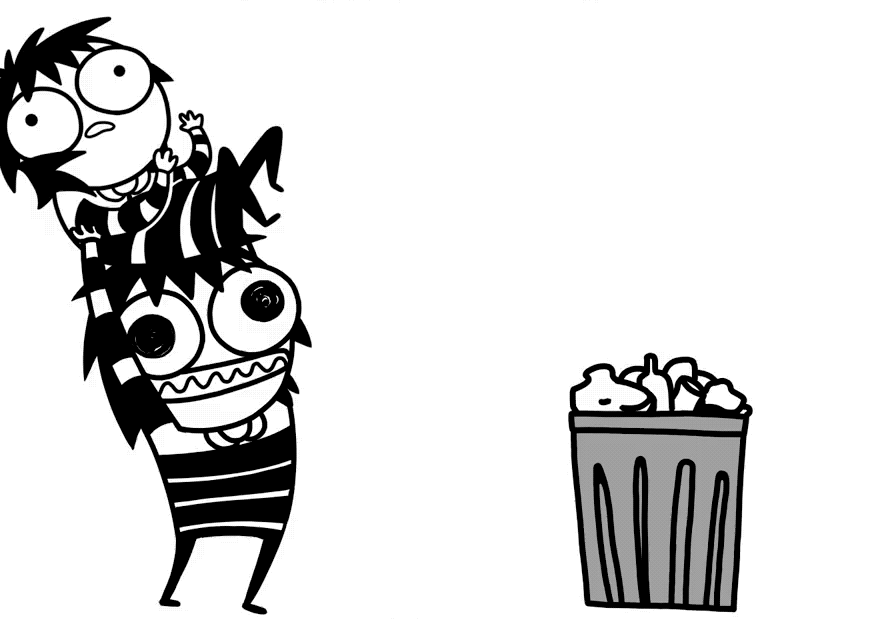 Trash How I Feel GIF by Sarah's Scribbles Find & Share on GIPHY