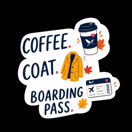Coffee Travel GIF by Budapest Airport