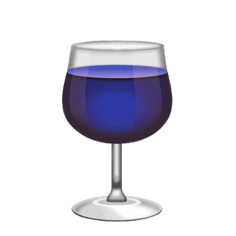 Bluewine Sticker by Gik Live!