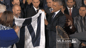 obama flag GIF by MLB