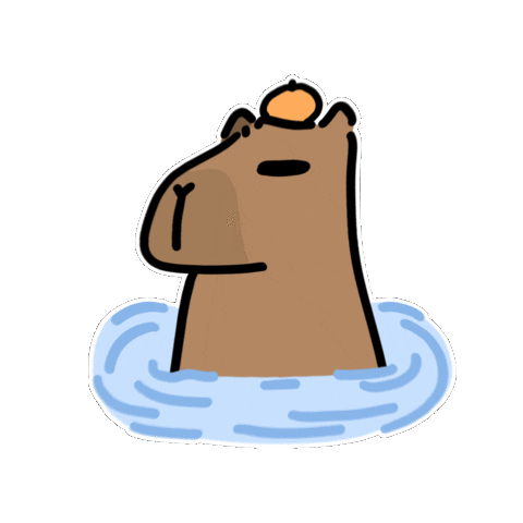 Capybara Sticker
