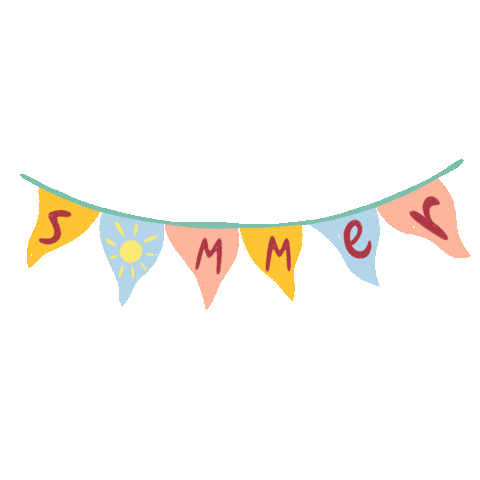 Summer Flag Sticker