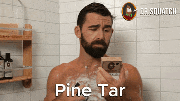 Pine Tar Shower GIF by DrSquatchSoapCo