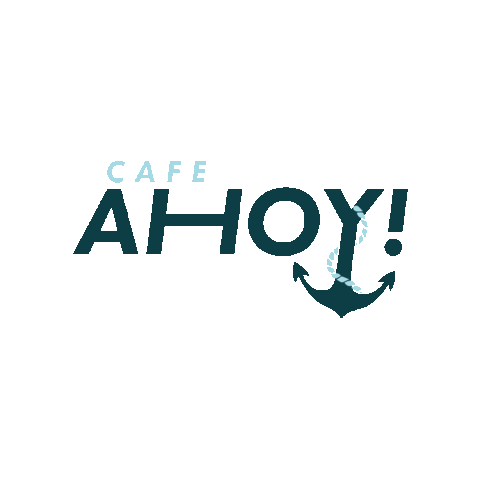 Cafe Ahoy! Sticker