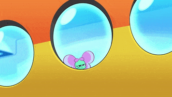 Tired Bubbles GIF by Big Blue