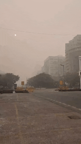 Air Pollution Delhi GIF by Storyful