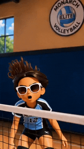 Volleyball Spiking GIF by Off Script