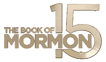 Gold Broadway Sticker by The Book of Mormon
