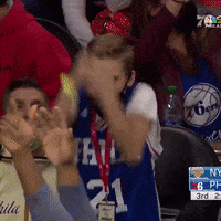 Sport Reaction GIF by Philadelphia 76ers