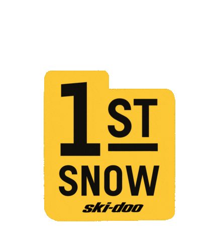 First Snow Sticker by Ski-Doo
