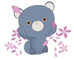 Bear Teddy Sticker by KyotoDenim