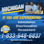 Michigan voter intimidation, discrimination, harassment hotline