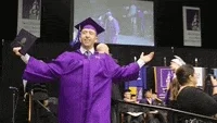 gold success GIF by Western Illinois University