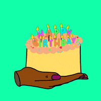 Happy Birthday Hand GIF by Hello All