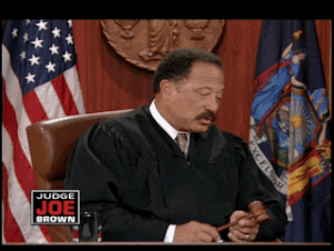 Judge Joe Brown GIF - Find & Share on GIPHY
