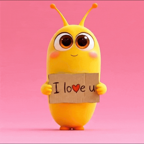 I Love You Heart GIF by Calmlings