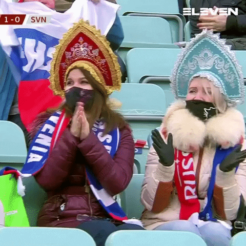 Russian Clapping GIF by ElevenSportsBE