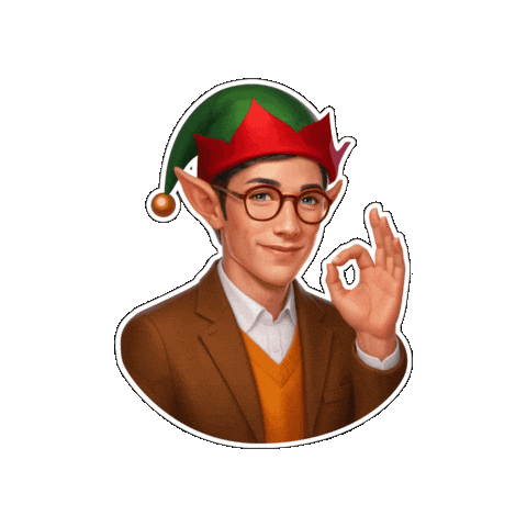 New Year Ok Sticker by VOKI Games