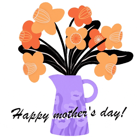 Mothers Day Flower GIF by Poupoutte