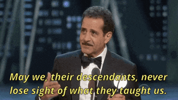 tony shalhoub may we their descendants never lose sight of what they taught us GIF by Tony Awards