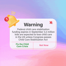 Warning: federal child care stabilization funding expires in September