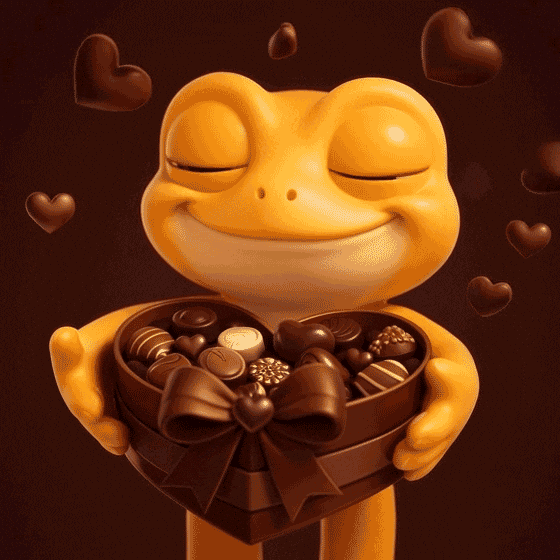 Love Is In The Air Chocolate GIF by Turbo Toad