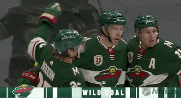 Happy Ice Hockey GIF by Minnesota Wild